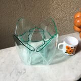 Italian handkerchief vase PMMA thermoformed edition iguzzini design Pietro Chiesa vintage 70