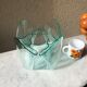 Italian handkerchief vase PMMA thermoformed edition iguzzini design Pietro Chiesa vintage 70