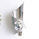 Pairs of chrome aluminum wall sconces, early 1970s