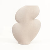 Ceramic vase 'ellipse n°1- white'