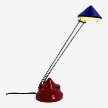 Lampe de bureau ajustable tricolore, 1980