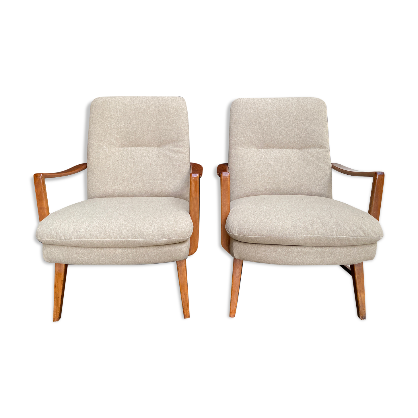 Pair of vintage armchairs