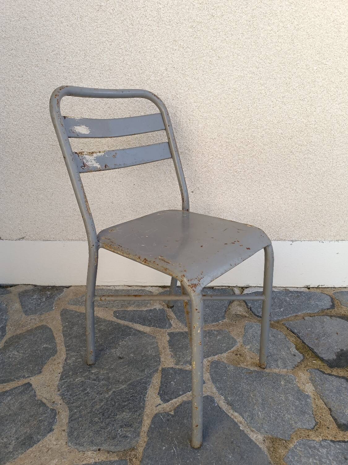 Ancienne chaise guinguette / bistrot vintage