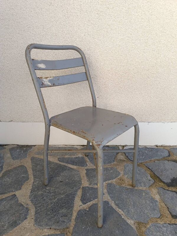 Ancienne chaise guinguette / bistrot vintage