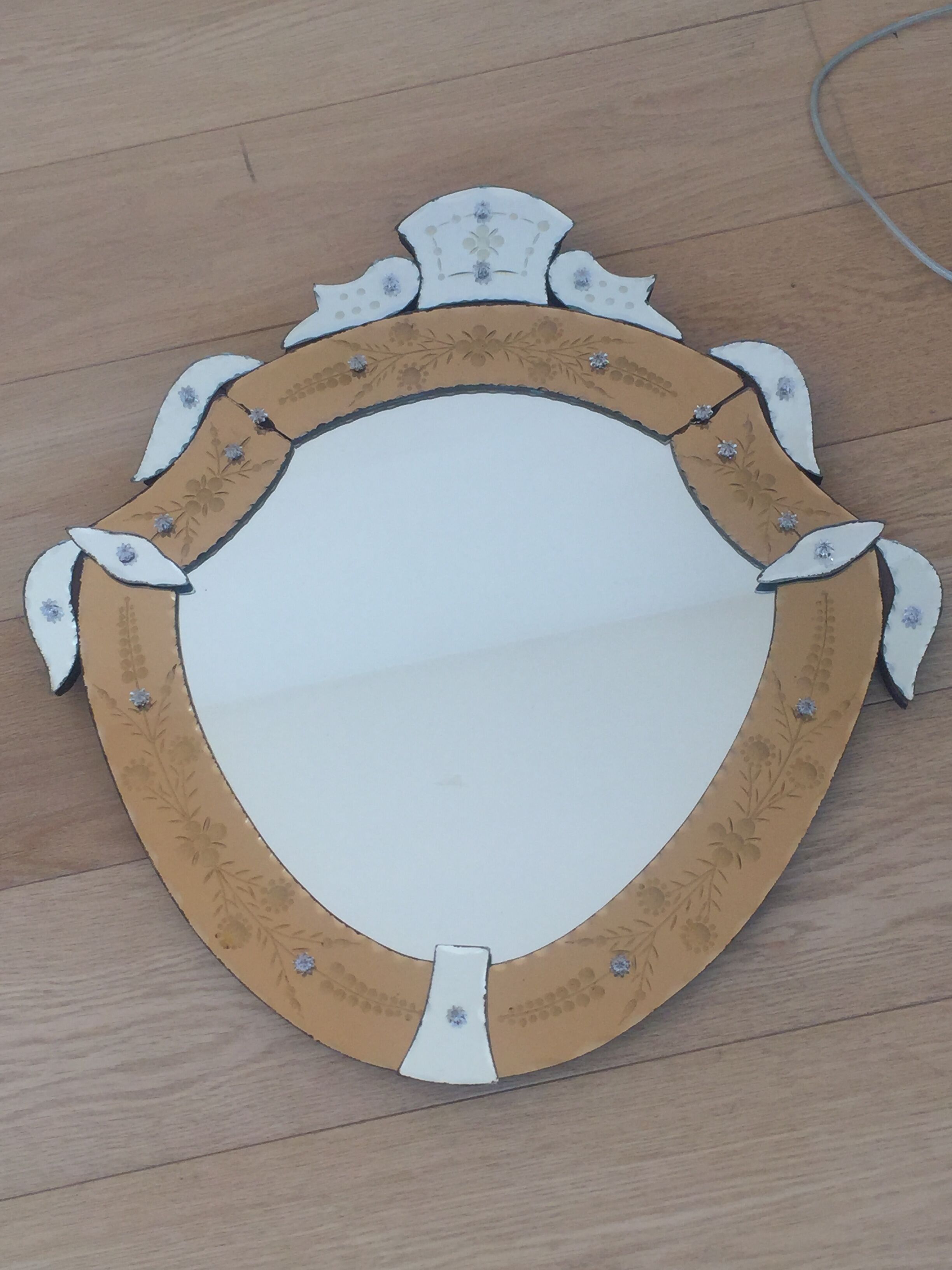 mirror Venetian murano 60x63cm
