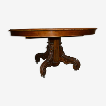 Table of style Napoleon III walnut