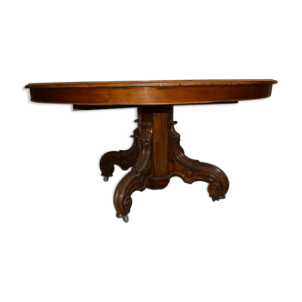 Table of style Napoleon III walnut