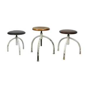 lot de 3 tabourets pivotants