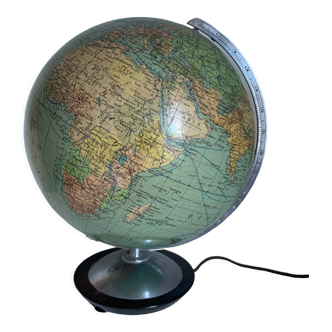 Vintage 1950 terrestrial globe Columbus political edition