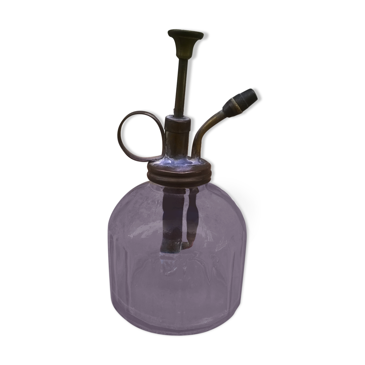 Old glass oil burette