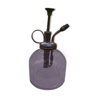 Old glass oil burette