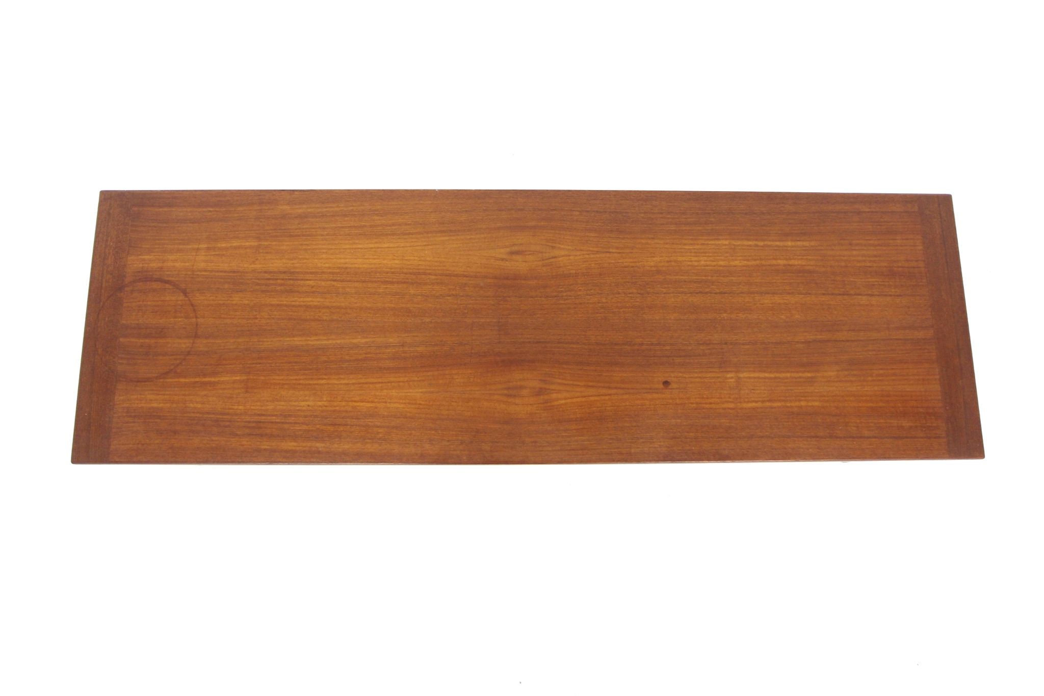 Banc minimaliste en teck Suède 1960