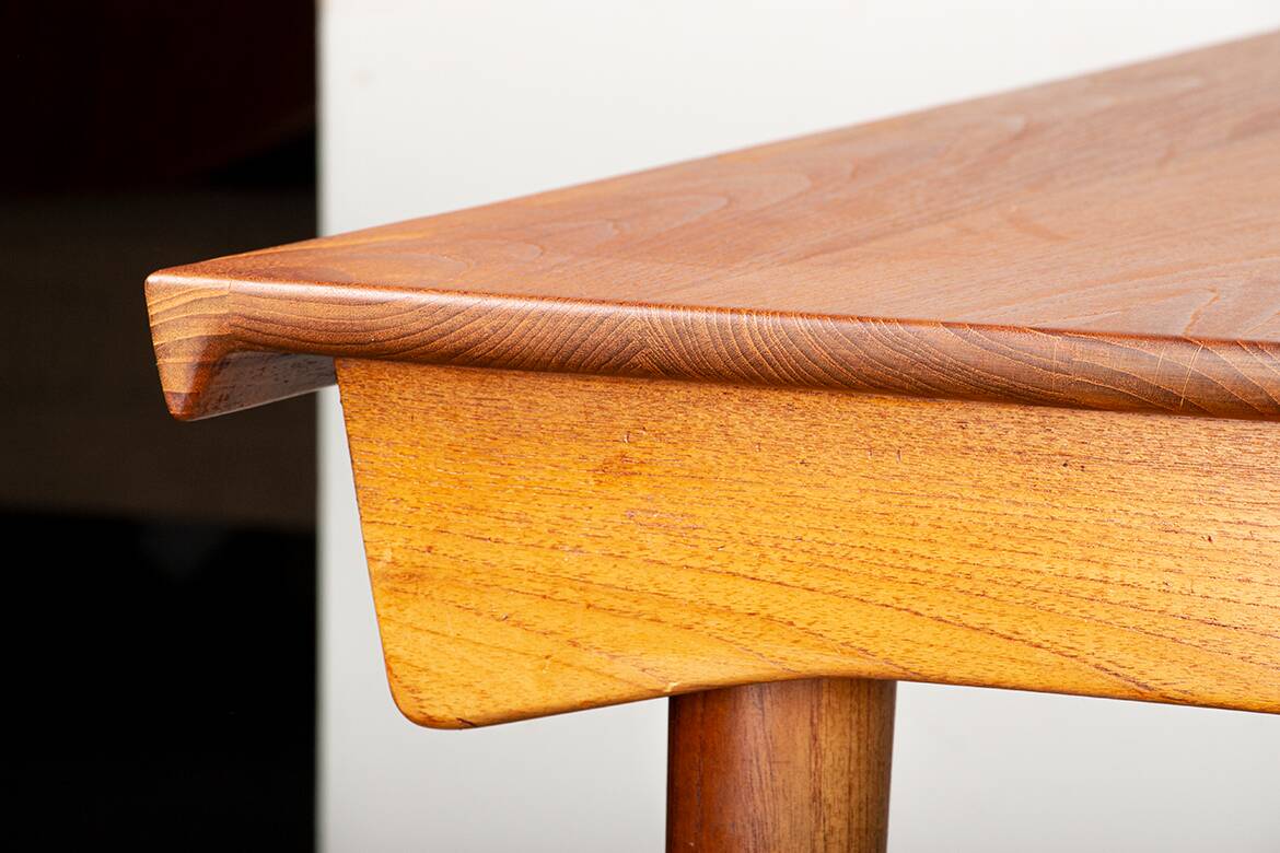 Large table, 290 cm, in teak by Peter Hvidt and Orla Molggard-Nielsen 1955