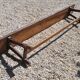 Rustic oak bench