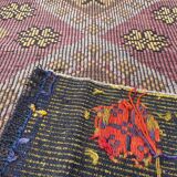 Vintage Turkish Kilim Rug , 226 x 100 cm