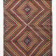 5x7 Red & Brown Tribal Vintage Kilim Rug, 171x251Cm