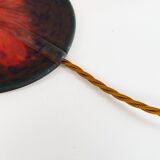 Vintage 1970s Art De France Pate-De-Verre Glass Table Lamp