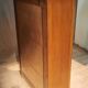 Solid wood shelf on legs