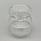 6 Cavalier glasses 15 cl Luminarc transparent glass vintage "sweden" model