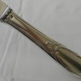 Lot de 12 couteaux manche en métal argenté lame inox G. VIVIER.