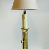 Vintage Solid Brass Candlestick Lamp