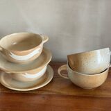 Stoneware breakfast service
