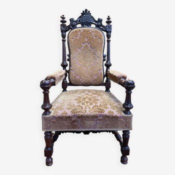 Fauteuil d’apparat de style Renaissance