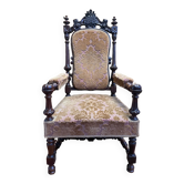 Renaissance style ceremonial armchair