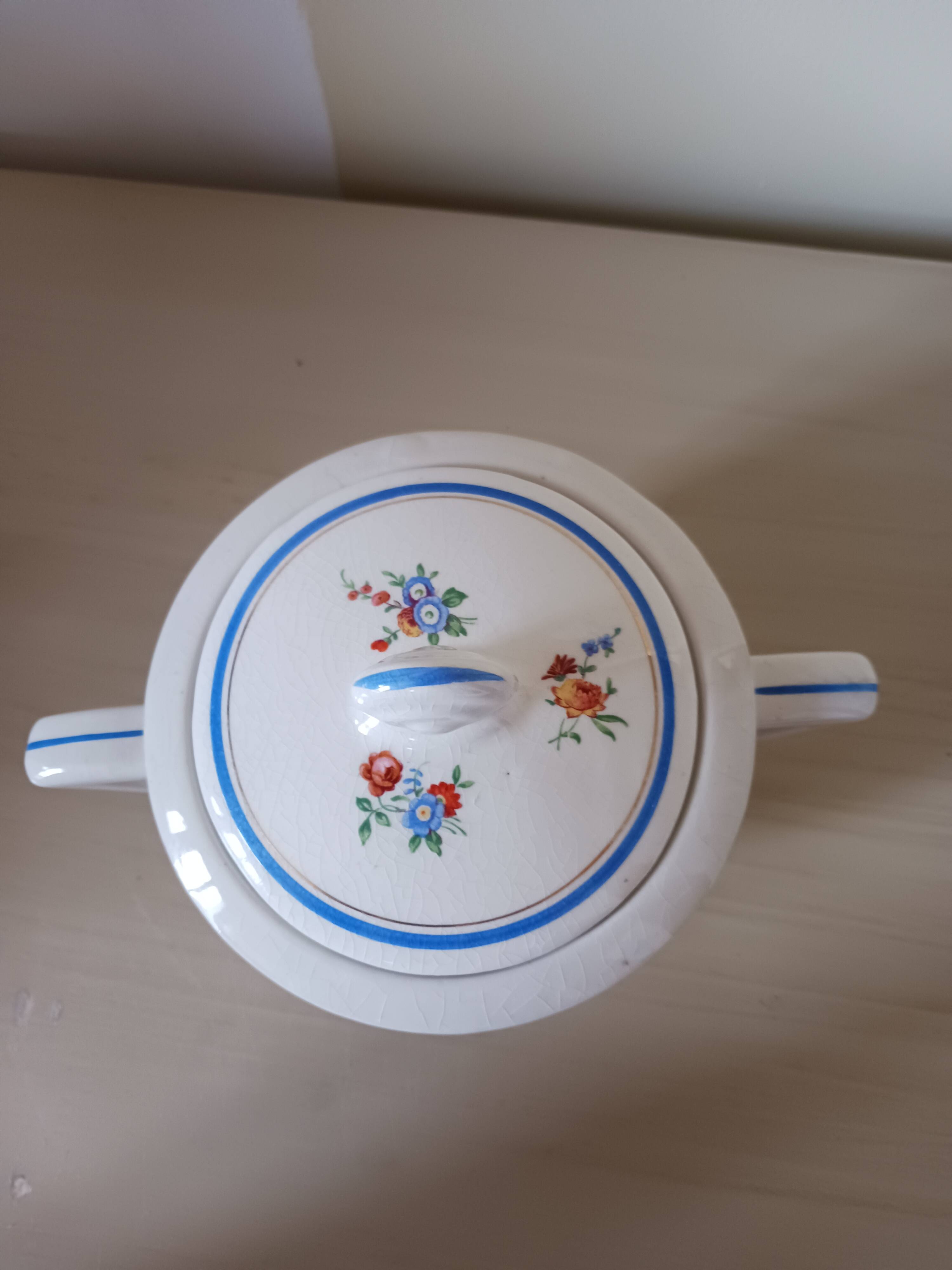 Antique sugar bowl, Moulin des Loups, Orchies.