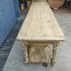 Table de métier drapière sapin décapé 3m