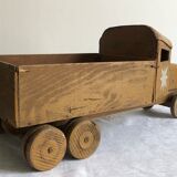Antique toy, wood and metal truck