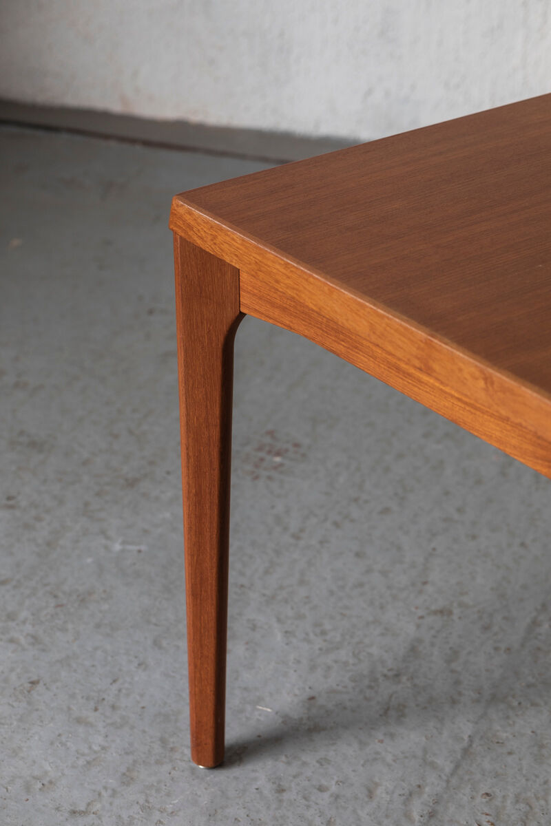 Extendable square dining table by Vejle Stole Møbelfabrik, Denmark 1960’s