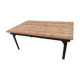 Table basse métal et bois