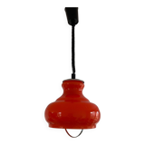 Opaline pendant light up and down from the 70s