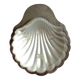 Silver-plated metal shell butter dish (Vulcain goldsmith)