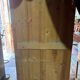 Antique Parisian wardrobe with mirror, hanging space and drawers.