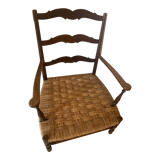 Fauteuil provençal coin de cheminée