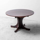 1960s vintage moderne antique table à rallonge en teck