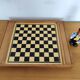 Reversible vintage wooden game board