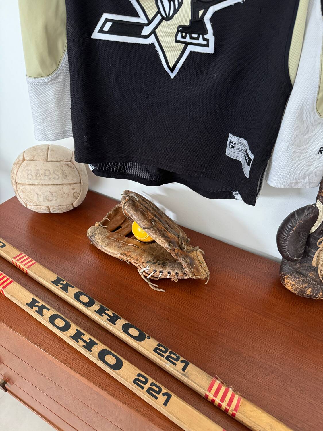 Vintage hockey stick