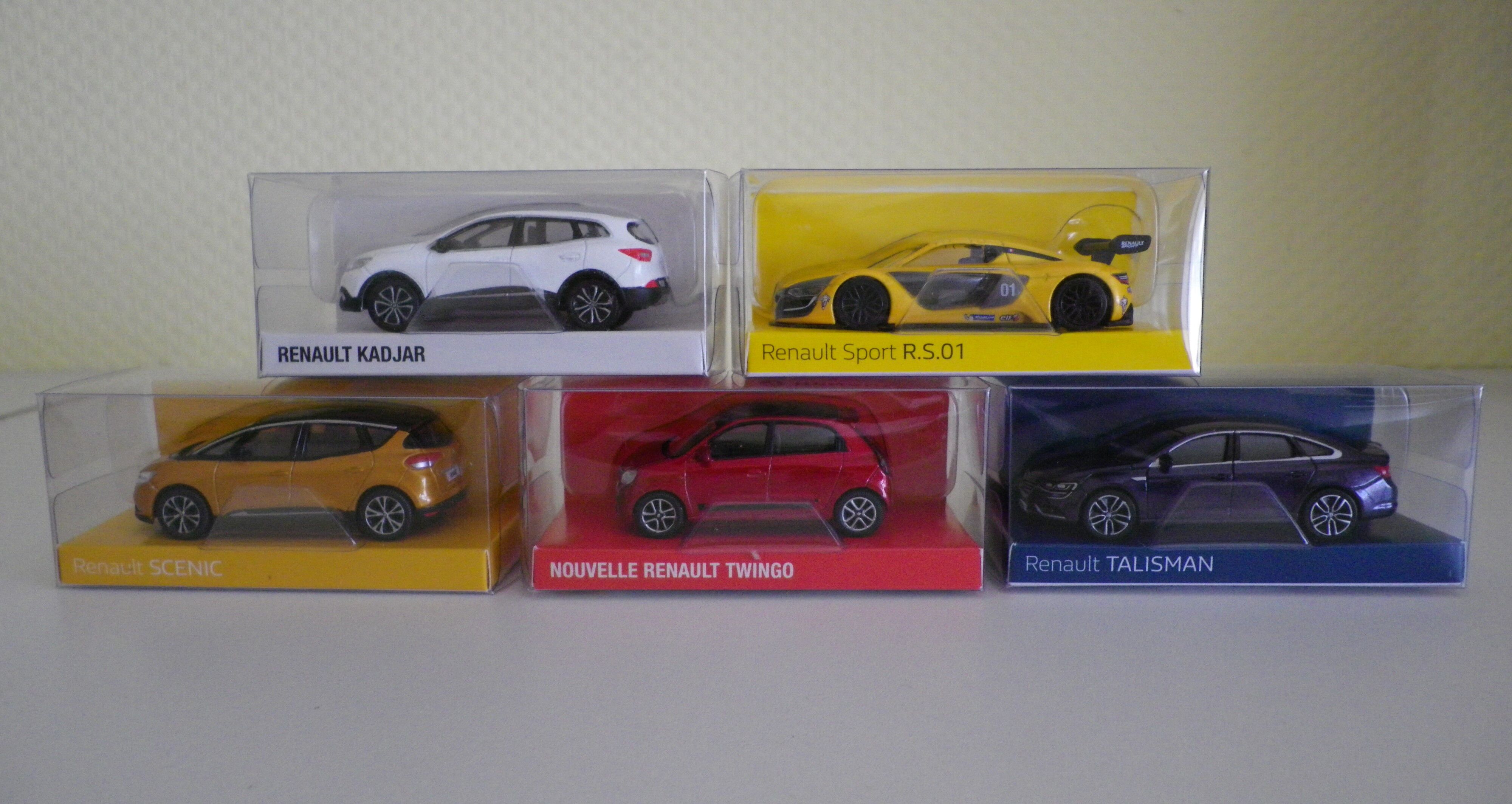 Lot of 5 cars Renault - NOREV - Original packaging