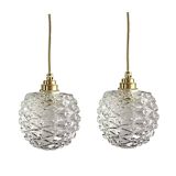 Lot de deux baladeuses vintage pomme de pin