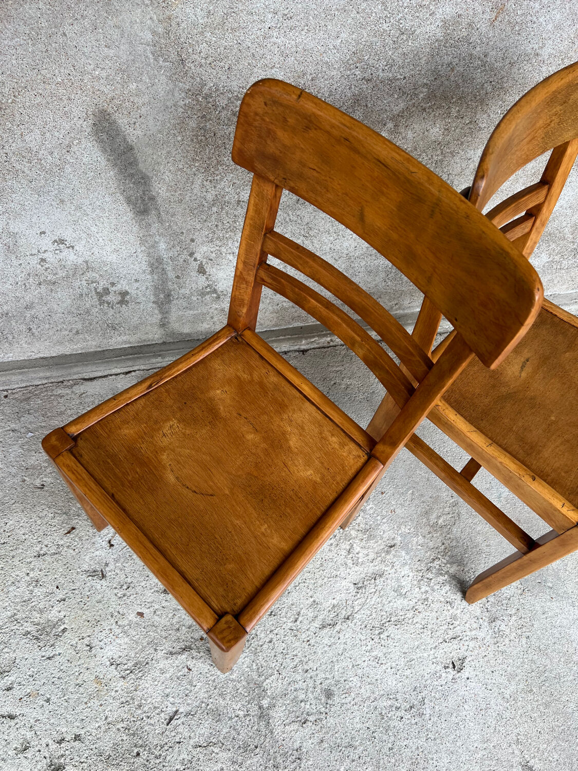2 vintage bistro chairs