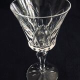 4 crystal red wine glasses from saint-louis camargue model