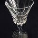 4 crystal red wine glasses from saint-louis camargue model