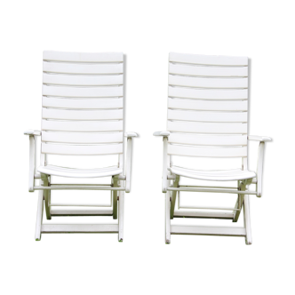 Paire de fauteuils de jardin herlag