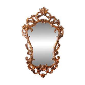 Large Syroco mirror, made in USA, 1960s
