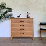 Vintage oak dresser 4 drawers