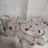 Water glasses card game