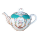 Large Sarreguemines teapot late 19th century